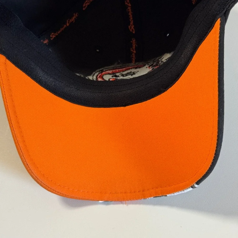Harley Davidson Screamin Eagle Performance Parts Black Orange Flame A-Flex Hat